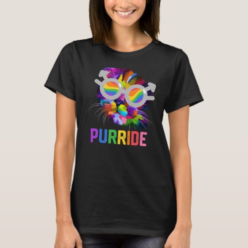 Gay Pride for Women Men LGBT Daddy Cat Gift T_Shirt