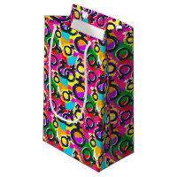Gay Pride Gender Neon Pattern Small Gift Bag