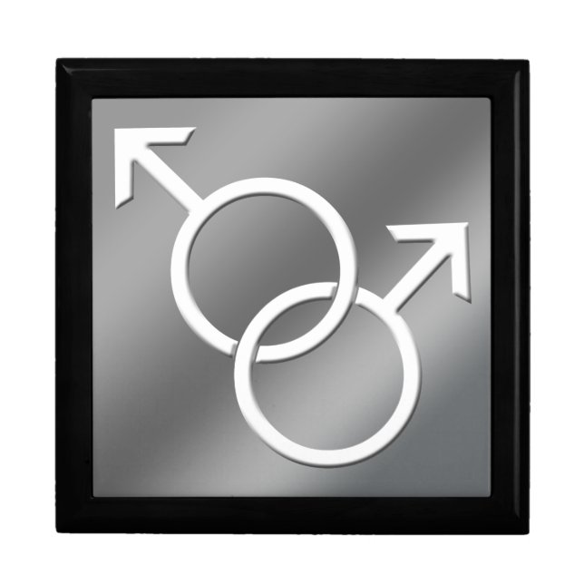 Gay Pride Gift Box Same-Sex Love Jewelry Boxes (Front)