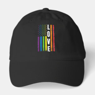 Gay Pride Gifts Men Women LGBT Rainbow Flag Gay Lo Hat