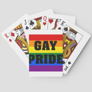 Gay pride Gifts Poker Cards