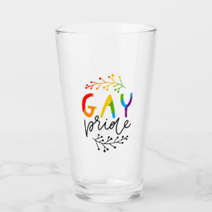 Gay Pride Glass
