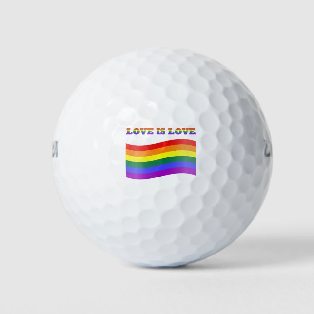 Gay Pride Golf Balls (Front)