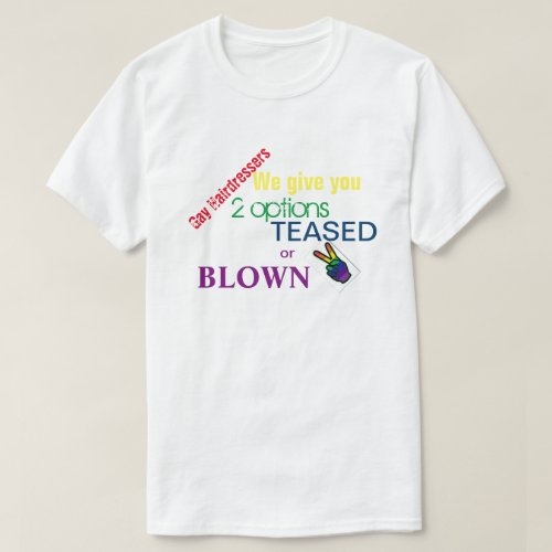 Gay Pride Hairdresser T_Shirt