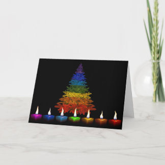 Gay Pride Happy Holidays Holiday Card