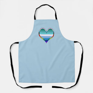 Gay Pride Heart Apron