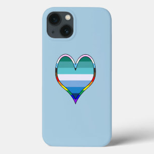 Gay Pride Heart Case-Mate iPhone Case