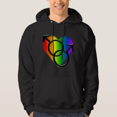 Gay Pride Hoodie Rainbow Love Hoodie Sweatshirt