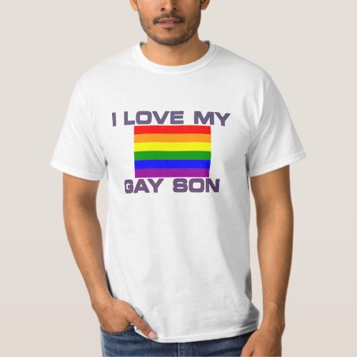 Gay Pride I Love My Gay Son T_Shirt