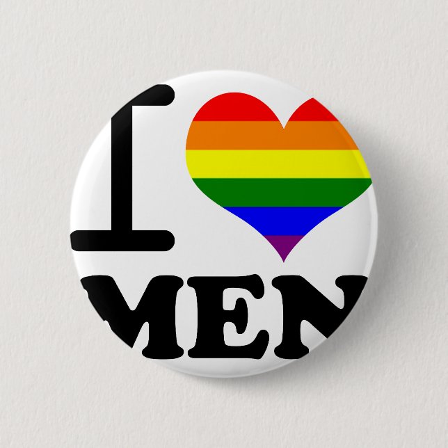Gay Pride - I love my mate Button (Front)
