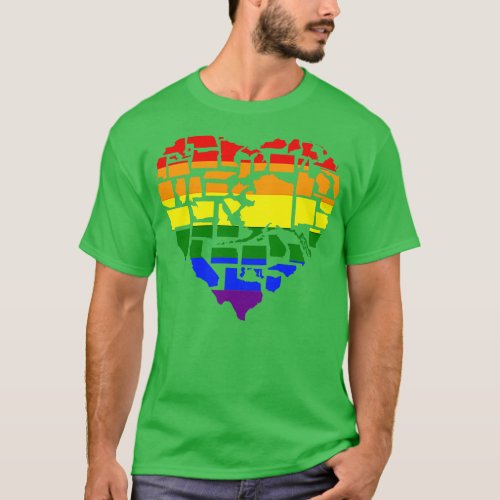 Gay Pride in all US States Gay Rights T_Shirt