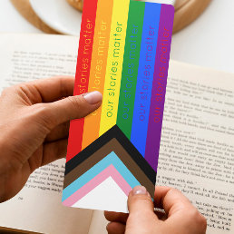 Gay Pride Intersection Rainbow Flag Bookmark