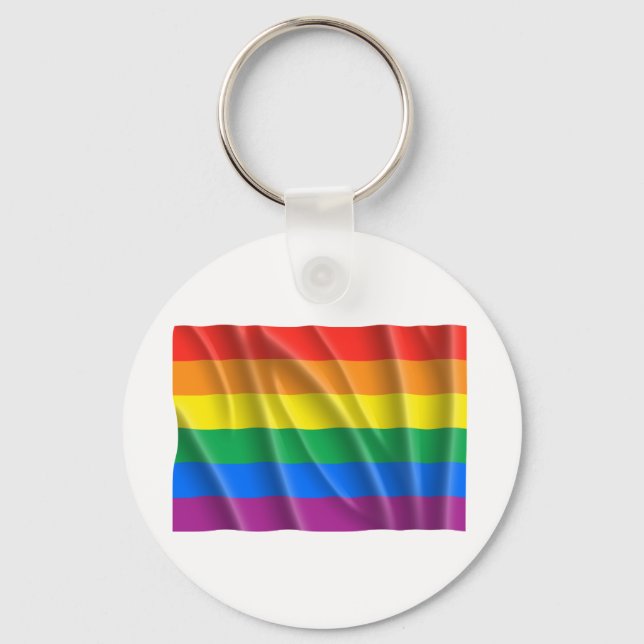 Gay Pride Keychain (Front)
