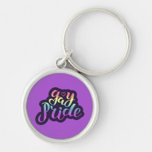 Gay Pride Keychain