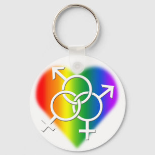 Gay Pride Keychain Rainbow Love Keychain LGBT Gift