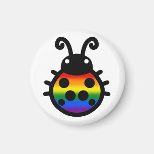 Gay Pride Ladybug Magnet