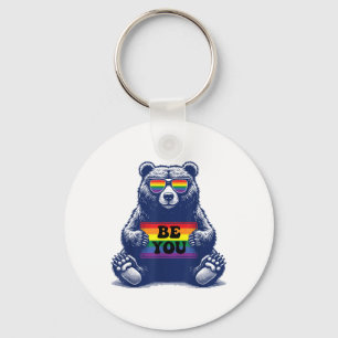 Gay Pride Lesbian Pride Be You Lgbt Keychain