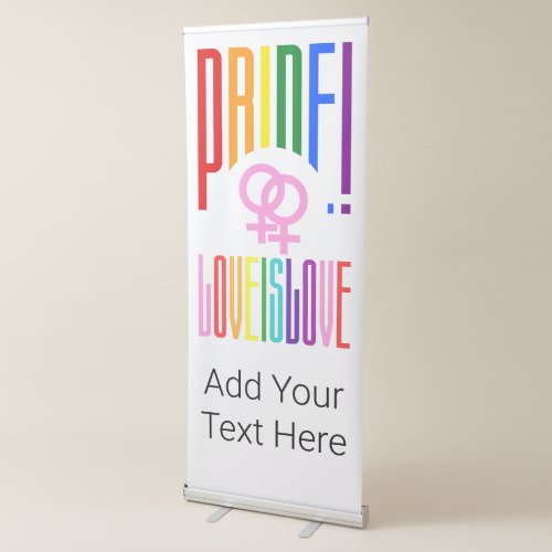 Gay Pride Lesbian Relationship Sign Love is Love