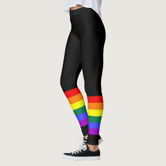 rainbow pride leggings