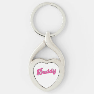 Gay Pride LGBT Pink Bear Gay Daddy Keychain