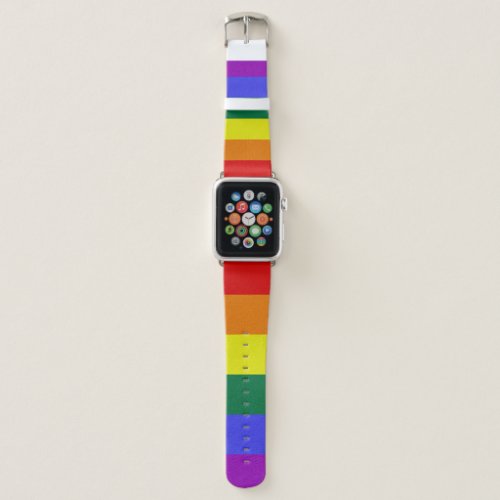 Gay Pride LGBT Rainbow Apple Watch Band