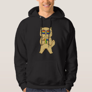 Gay Pride LGBT Rainbow - Cat Breed Persian - LGBT Hoodie