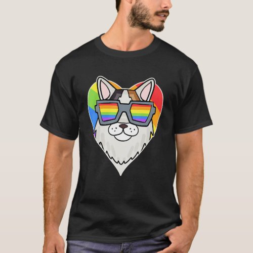 Gay Pride LGBT Rainbow _ Cat Breed Turkish Van _ L T_Shirt