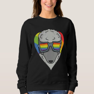 Gay Pride LGBT Rainbow - Dog Breed Poodle - LGBT H Sweatshirt