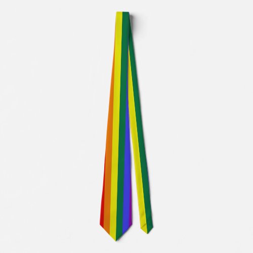 Gay Pride LGBT Rainbow Neck Tie