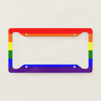 Gay Pride License Plate Frame
