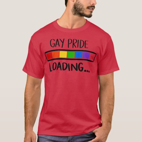 Gay Pride Loading Funny LGB Pride  T_Shirt