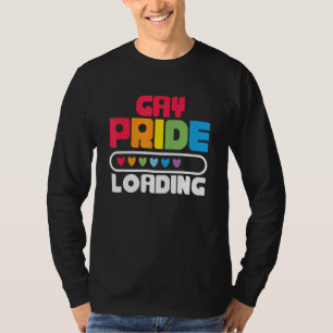 Gay Pride Loading  LGBTQ Pride Month Equality T-Shirt