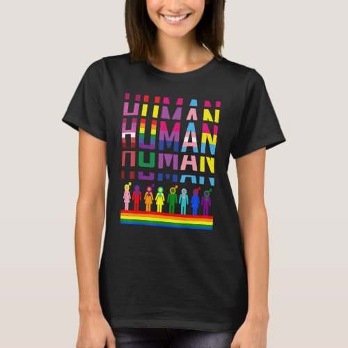 Gay Pride Love Is Love Human Kind Rights Advocacy  T_Shirt