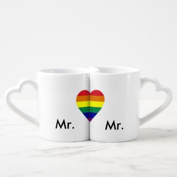 Gay Pride Marriage Lover's Mugs by DmytraszDesigns at Zazzle
