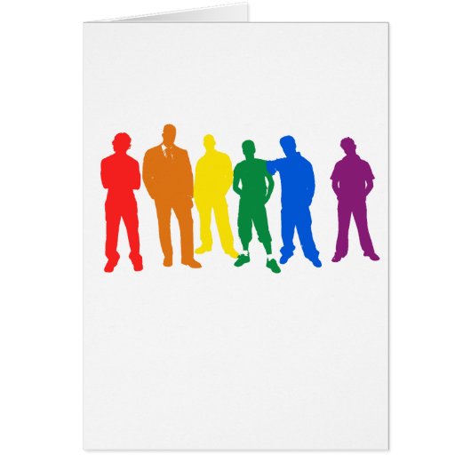 GAY PRIDE MEN CARDS (Front)