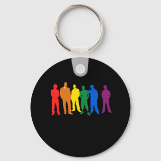 GAY PRIDE MEN KEYCHAIN