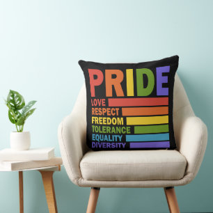 Gay Pride Month LGBT Throw Pillow