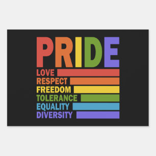 Gay Pride Month LGBT Wrapping Paper Sheets