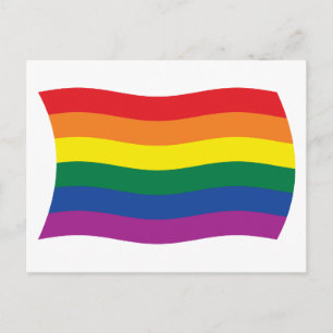 Gay Pride Movement Flag Postcard