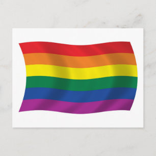 Gay Pride Movement Flag Postcard