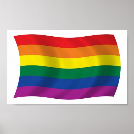 Gay Pride Movement Flag Poster Print | Zazzle