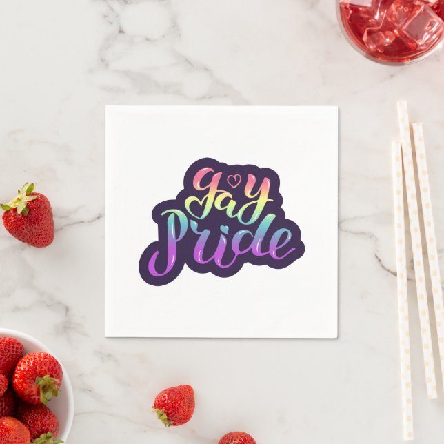 Gay Pride Napkins (Insitu)