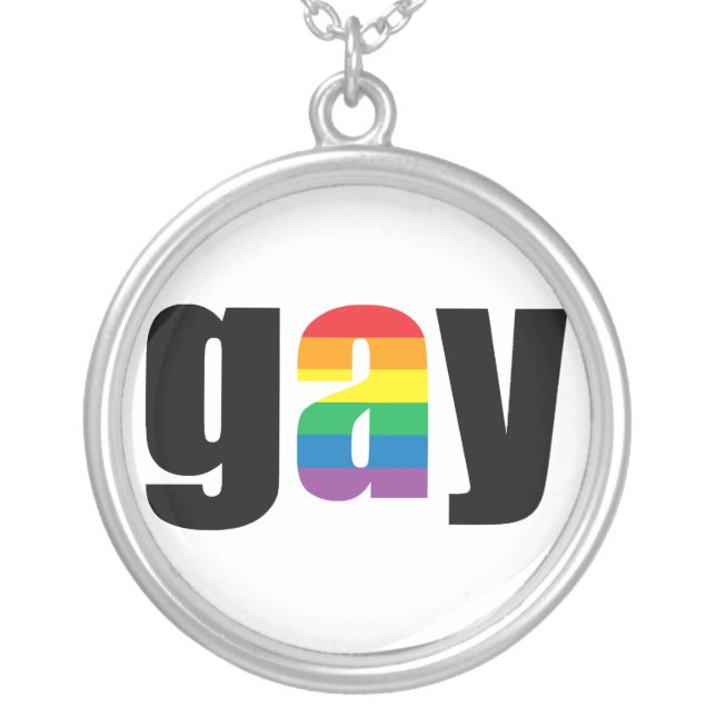 Gay Pride Necklace (Front)