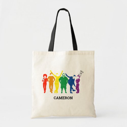 Gay Pride Parade Rainbow People Personalized Tote Bag