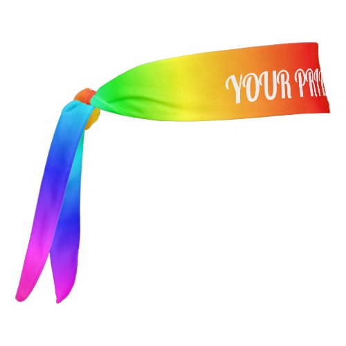 Gay pride parade tie headband
