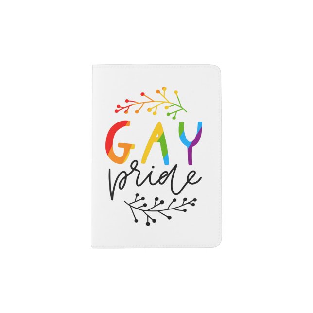 Gay Pride Passport Holder (Front)