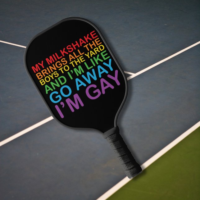 Gay Pride Pickleball Paddle (Creator Uploaded)