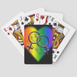 Gay Pride Playing Cards Custom Rainbow Love Cards