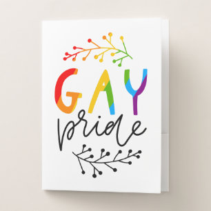 Gay Pride Pocket Folder