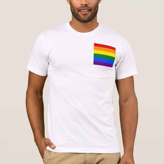 Gay Pride Pocket T-Shirt (Front)